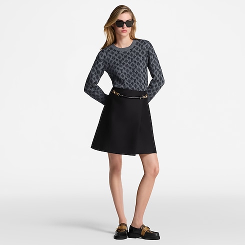 Women - Brushed Monogram Jumper Women Ready-to-Wear Knitwear | LOUIS VUITTON (Product zoom)
