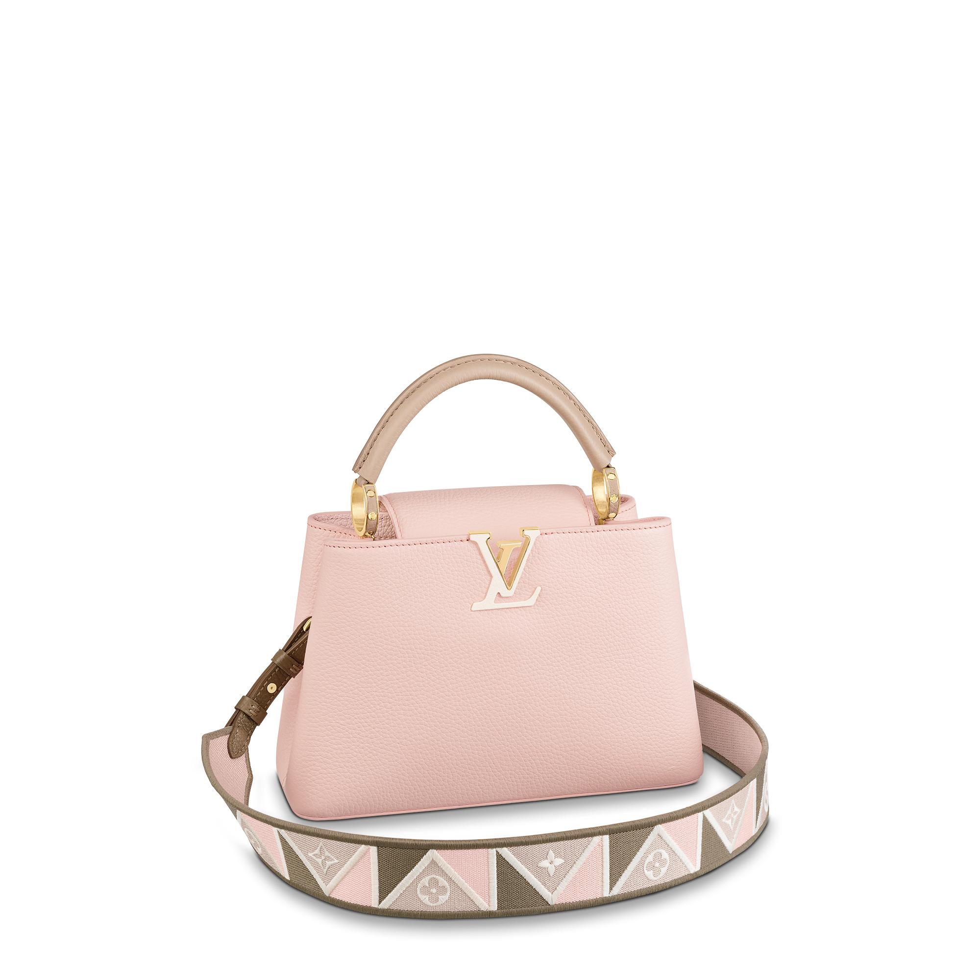 lv capucines pink