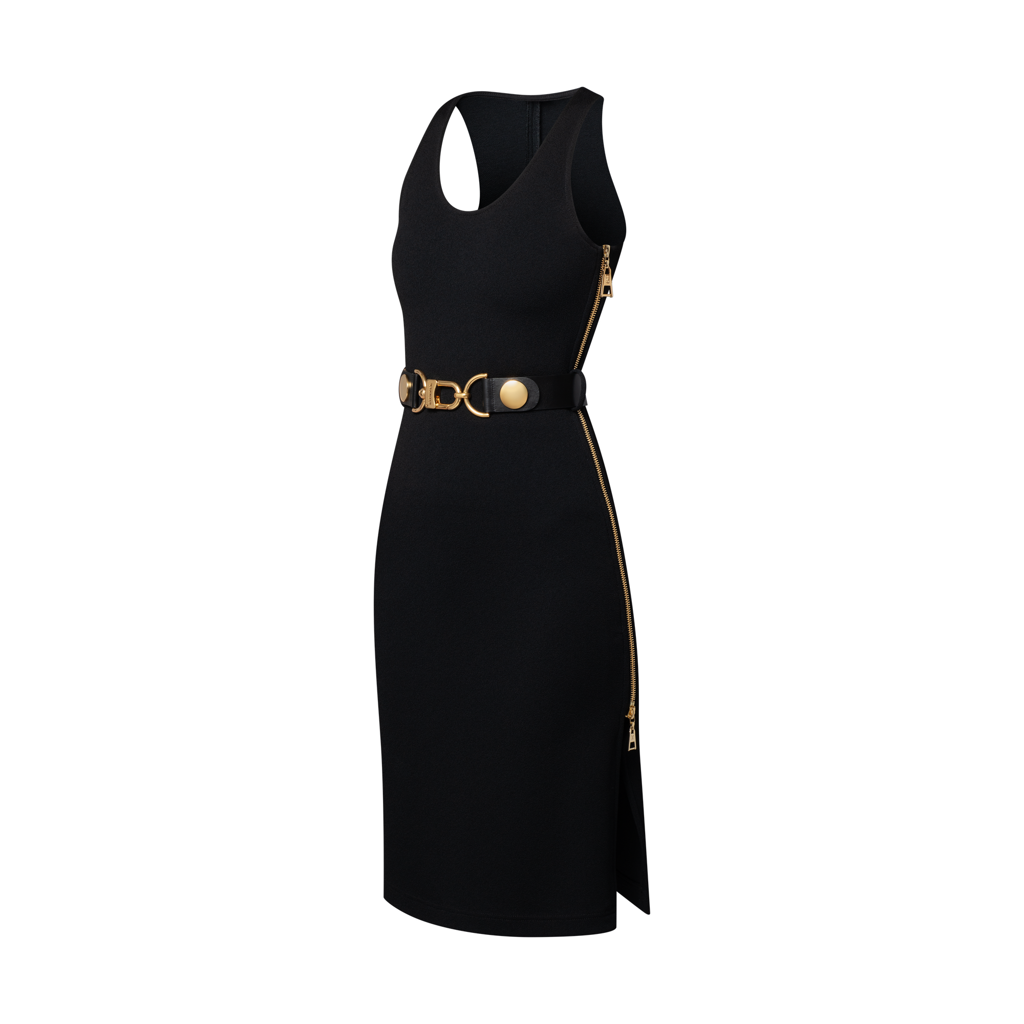 Women - Carabiner Belt Dress  Women Ready-to-Wear Dresses | LOUIS VUITTON (Product zoom)