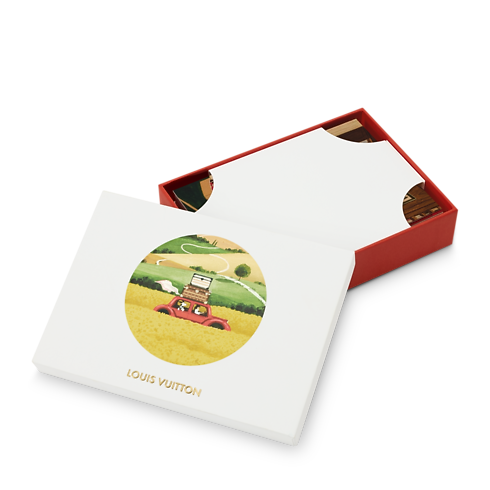Trunks, Travel and Home - Carnets De Palace Greeting cards kit S00 Trunks, Travel and Home Library and Stationery Stationery | LOUIS VUITTON (Product zoom)