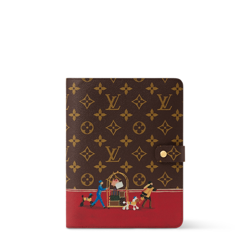 Trunks, Travel and Home - Carnets De Palace MM Desk Agenda Cover S00 Trunks, Travel and Home Library and Stationery Stationery | LOUIS VUITTON (Product zoom)