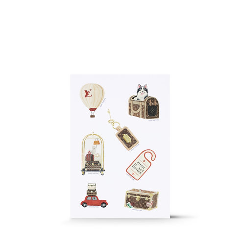 Trunks, Travel and Home - Carnets De Palace Sunset Jane MM Notebook And Stickers S00 Trunks, Travel and Home Library and Stationery Stationery | LOUIS VUITTON (Product zoom)