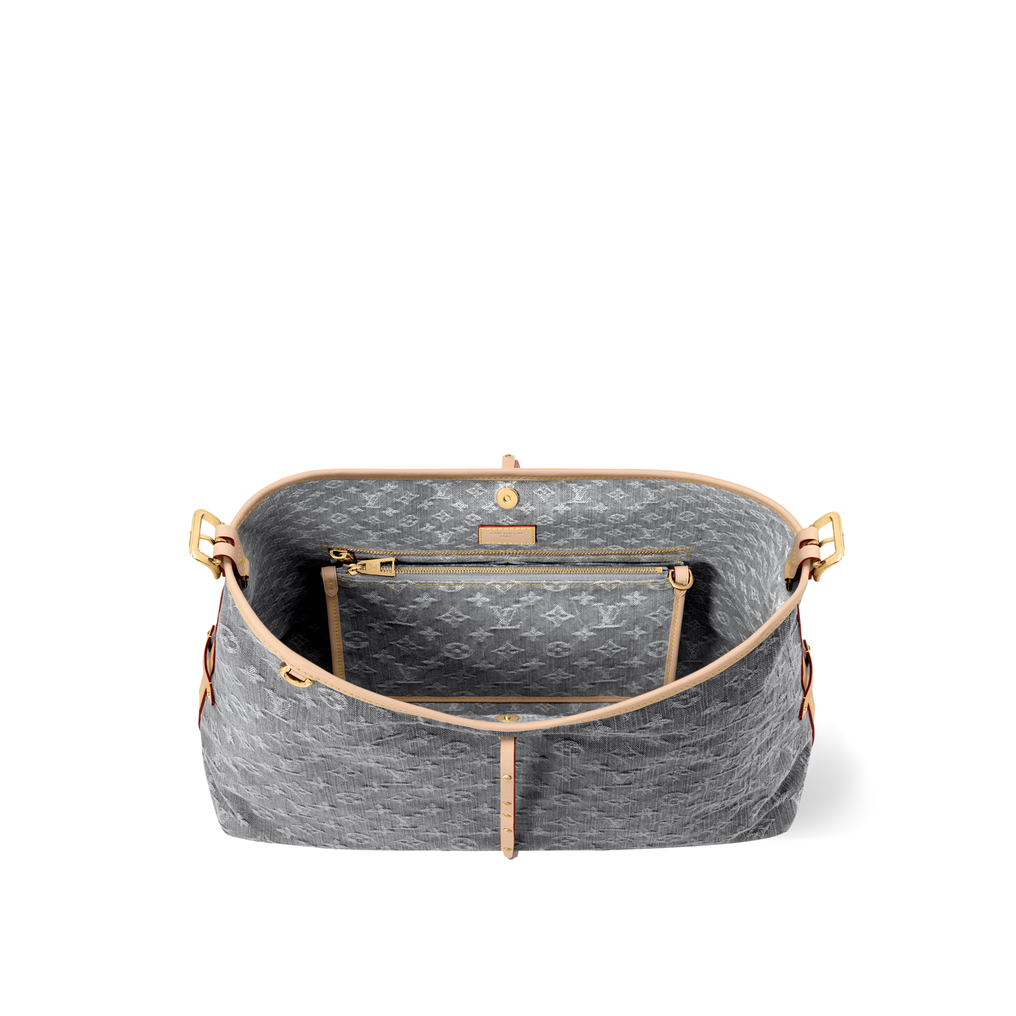 Women - CarryAll MM Bag Monogram Denim Women Handbags Handbags | LOUIS VUITTON (Product zoom)