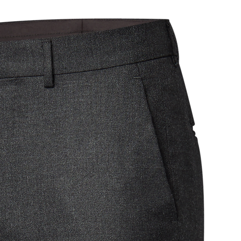 Men - Cashmere and Wool Blend Cigarette Trousers Men Ready-to-Wear Trousers | LOUIS VUITTON (Product zoom)