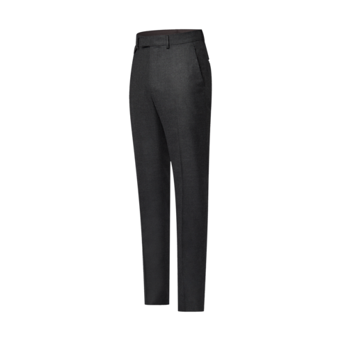 Men - Cashmere and Wool Blend Cigarette Trousers Men Ready-to-Wear Trousers | LOUIS VUITTON (Product zoom)