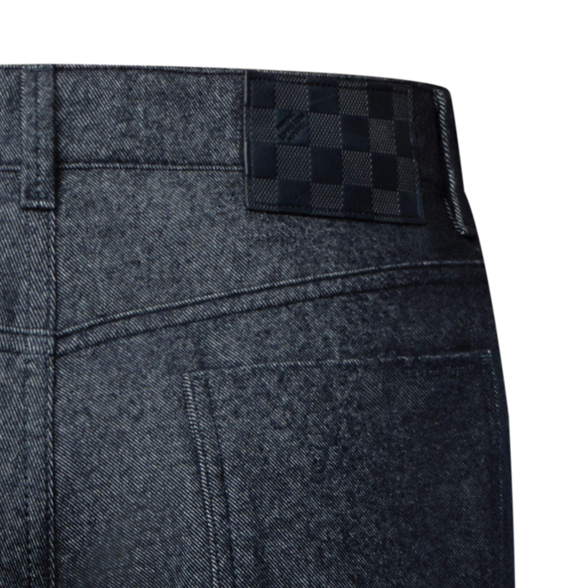Men - Cashmere-Blend Formal Denim Trousers  Men Ready-to-Wear Denim Collection | LOUIS VUITTON (Product zoom)