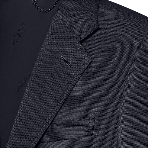 Men - Casual Technical Wool Blazer Men Ready-to-Wear Blazers and Jackets | LOUIS VUITTON (Product zoom)