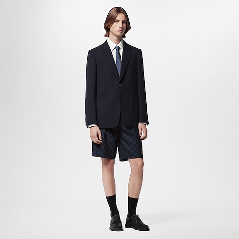 Men - Casual Technical Wool Blazer Men Ready-to-Wear Blazers and Jackets | LOUIS VUITTON (Product zoom)