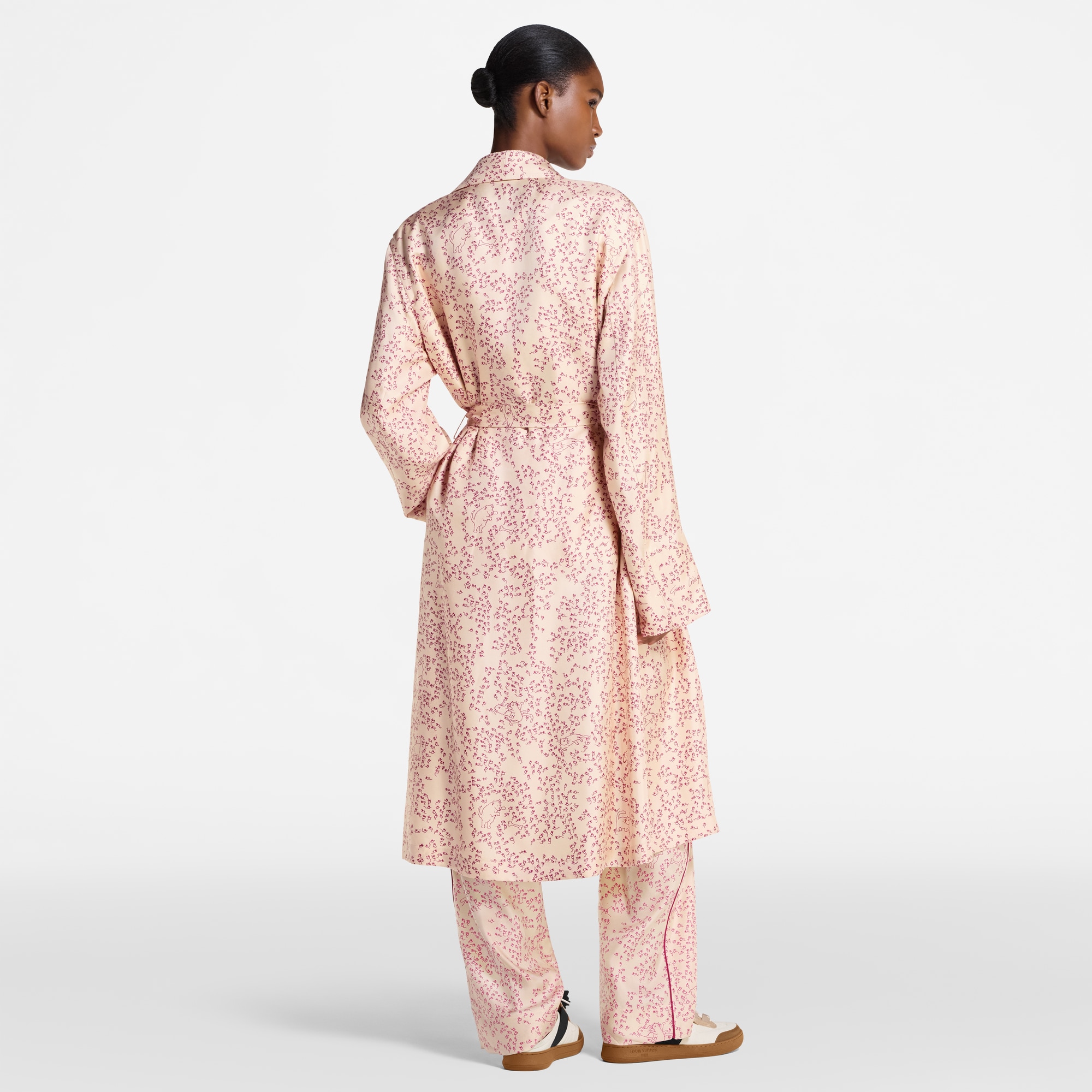 Women - Cat and Mouse Print Robe  Women Ready-to-Wear Coats and Jackets | LOUIS VUITTON (Product zoom)