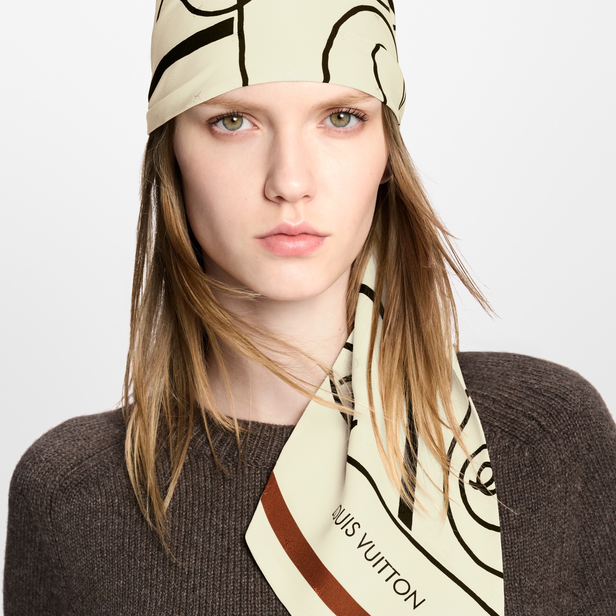 Women - Chemin Faisant By Andrée Putman Lavalliere S00 Women Accessories Silk Squares and Bandeaux | LOUIS VUITTON (Product zoom)