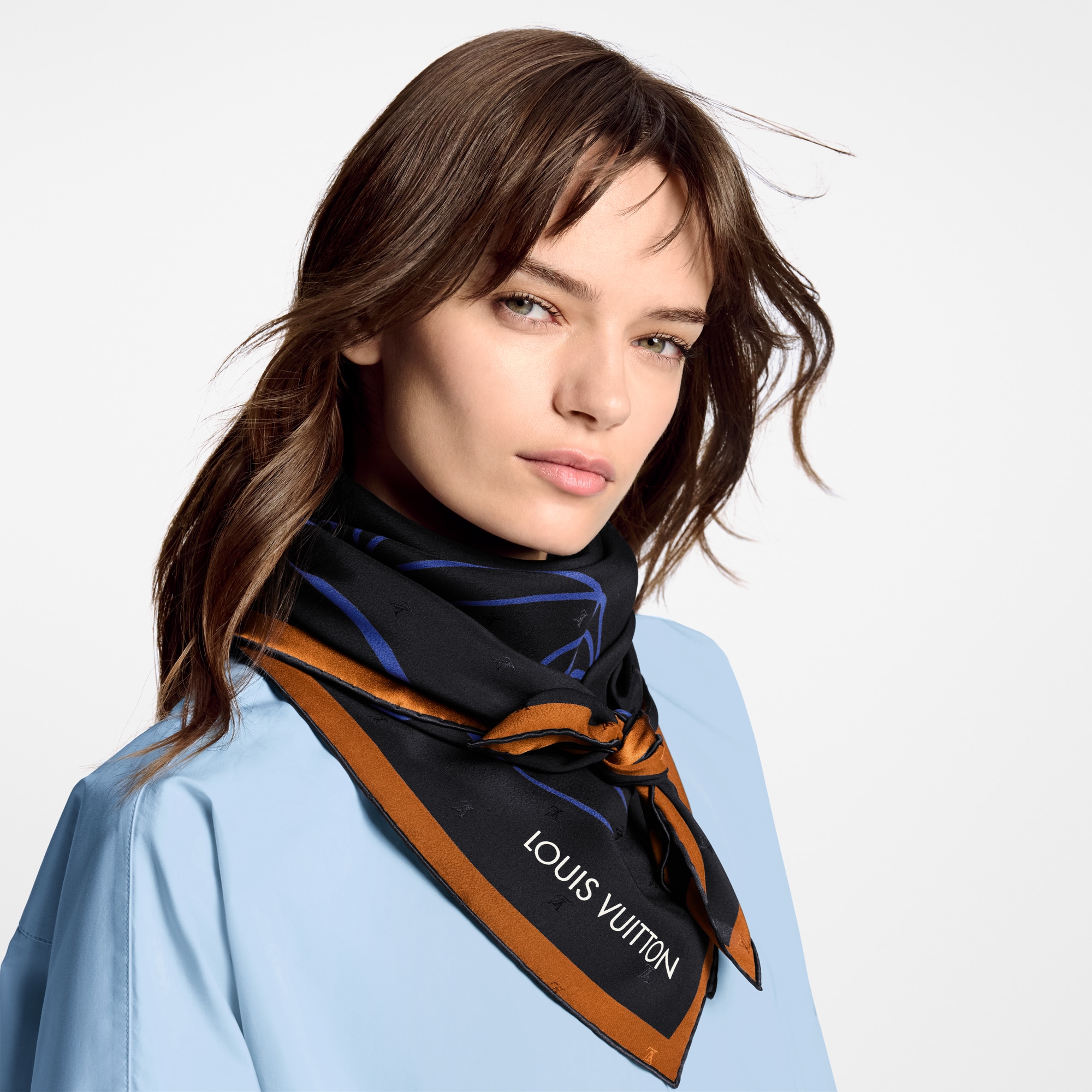 Women - Chemin Faisant By Andrée Putman Square 90 S00 Women Accessories Silk Squares and Bandeaux | LOUIS VUITTON (Product zoom)