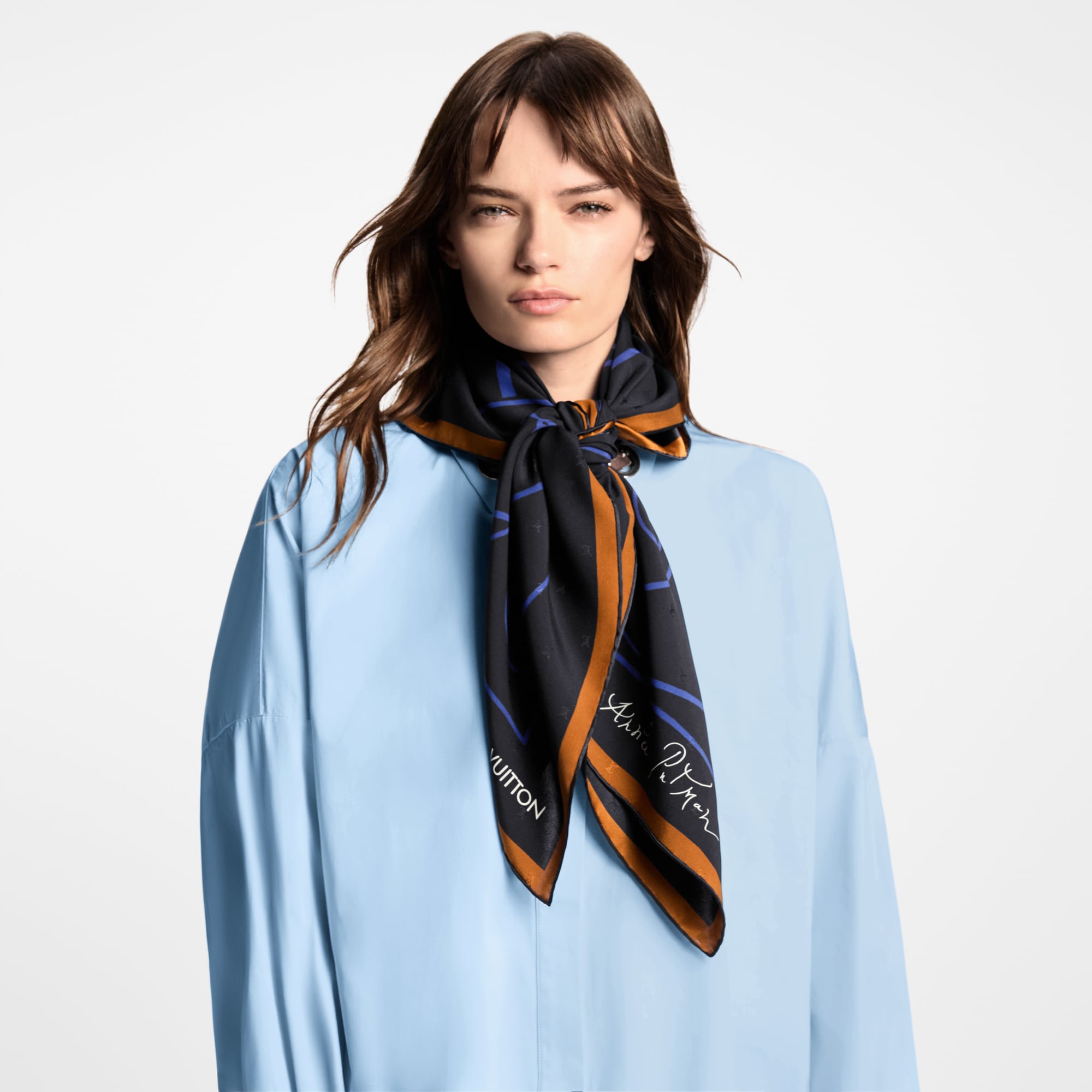 Women - Chemin Faisant By Andrée Putman Square 90 S00 Women Accessories Silk Squares and Bandeaux | LOUIS VUITTON (Product zoom)