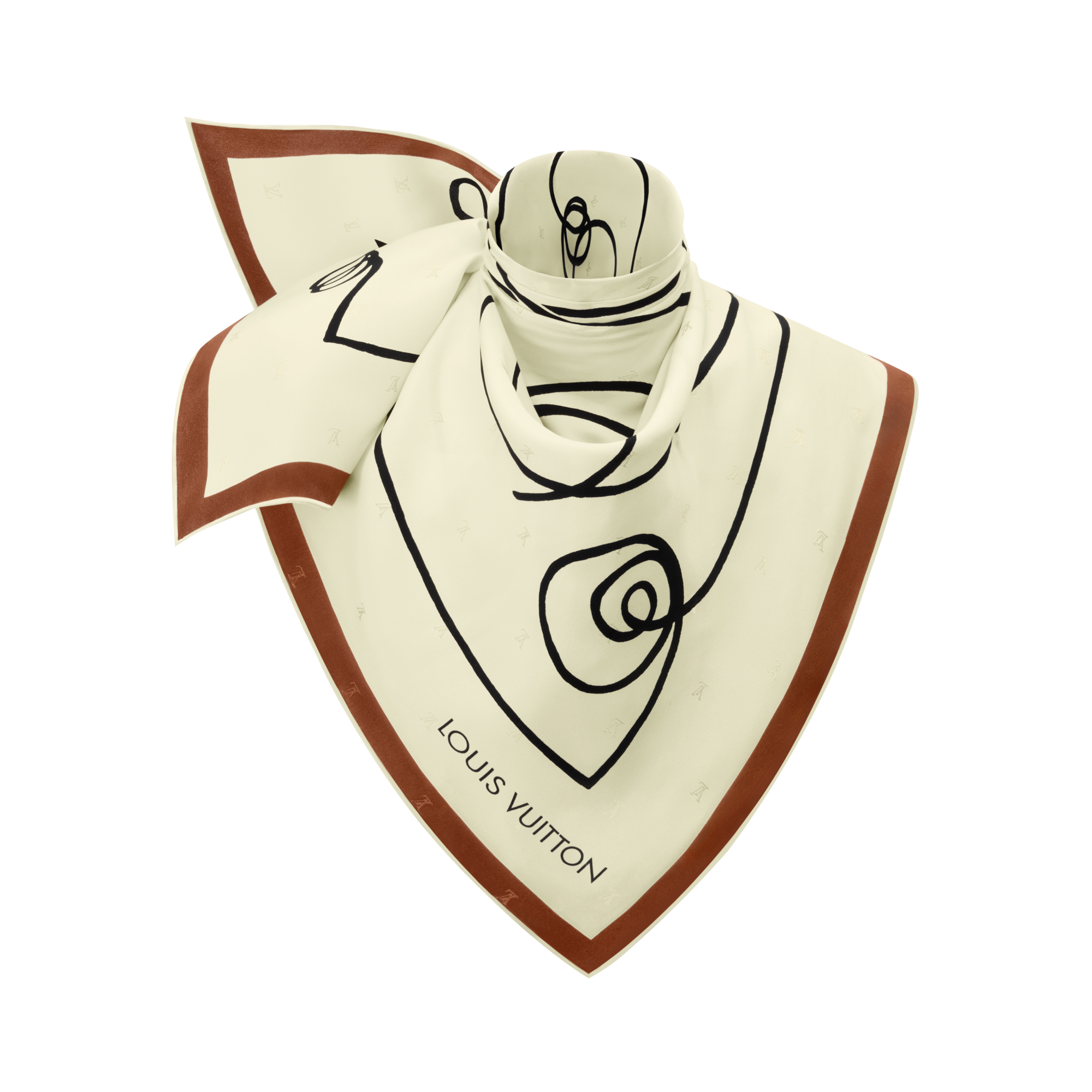 Women - Chemin Faisant By Andrée Putman Square 90 S00 Women Accessories Silk Squares and Bandeaux | LOUIS VUITTON (Product zoom)