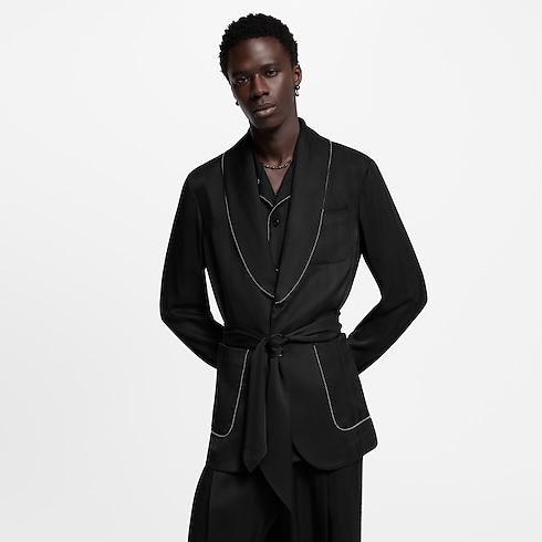 Men - Chic Silk Pyjama Jacket Men Ready-to-Wear All Ready-to-Wear | LOUIS VUITTON (Product zoom)