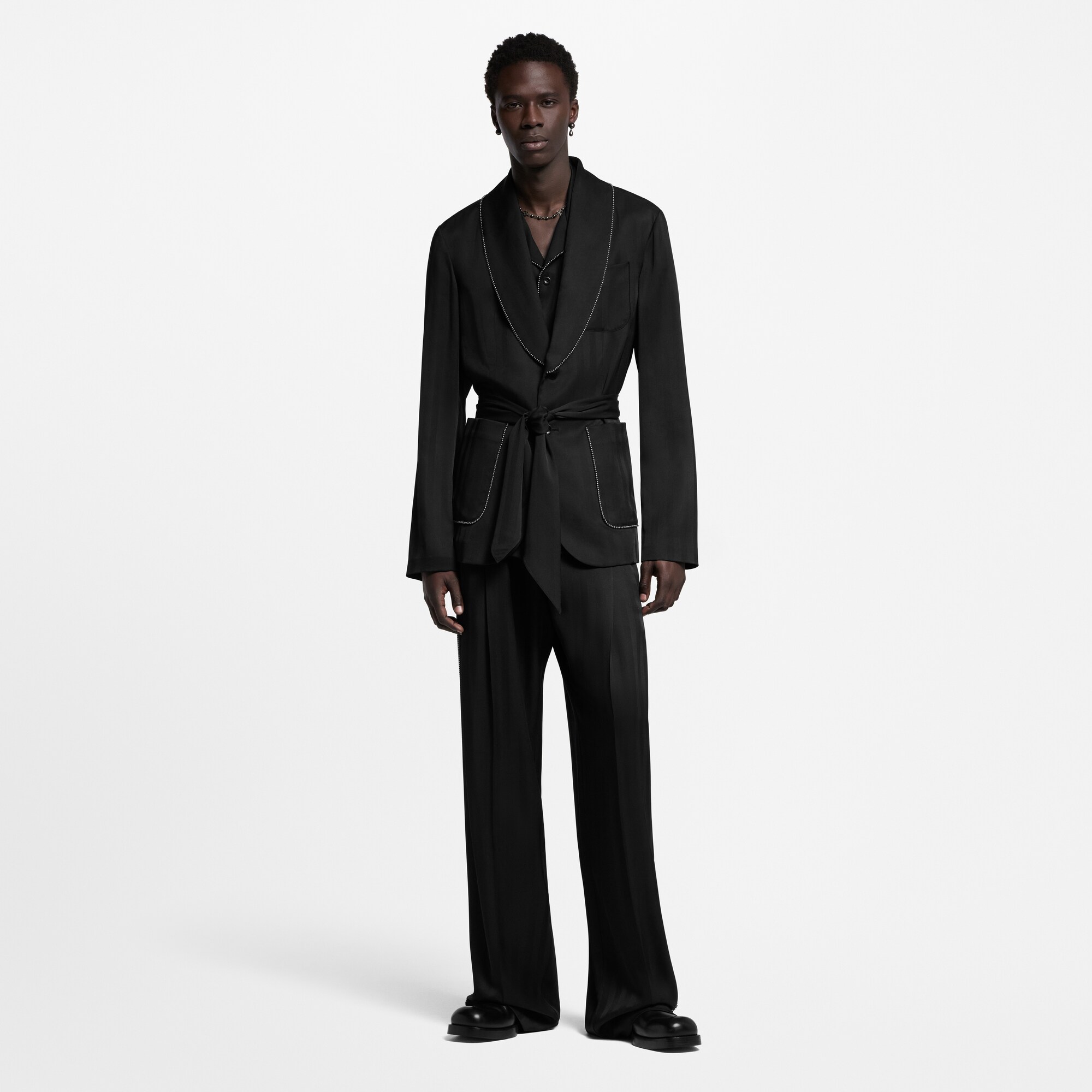 Men - Chic Silk Pyjama Jacket  Men Ready-to-Wear All Ready-to-Wear | LOUIS VUITTON (Product zoom)