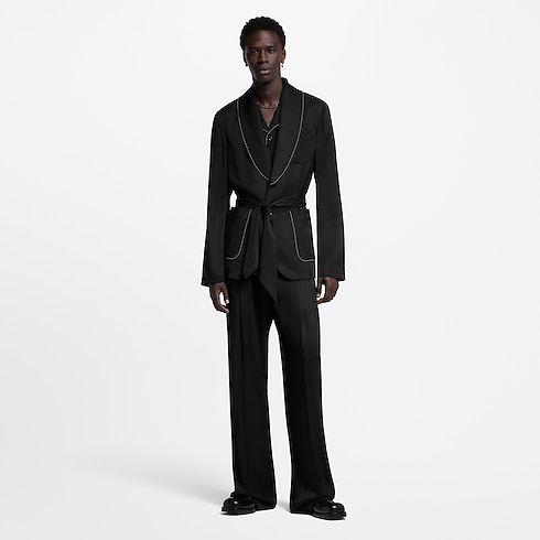 Men - Chic Silk Pyjama Jacket Men Ready-to-Wear All Ready-to-Wear | LOUIS VUITTON (Product zoom)