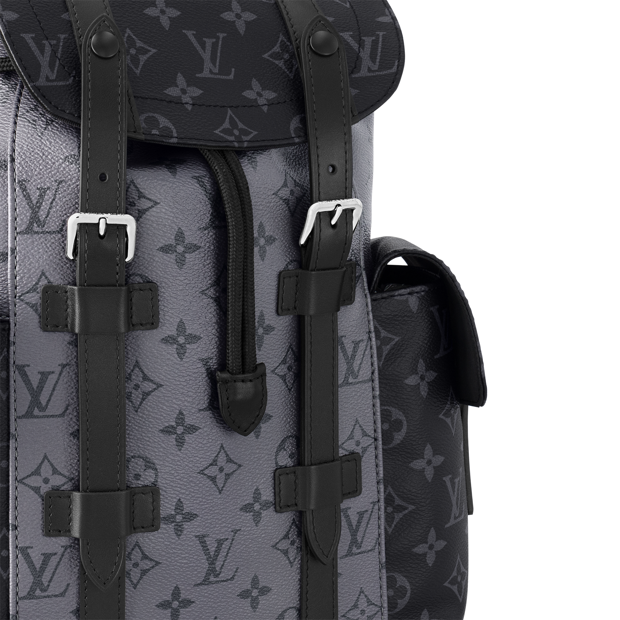 Men - Christopher PM Backpack Monogram Eclipse Men Bags All Collections | LOUIS VUITTON (Product zoom)