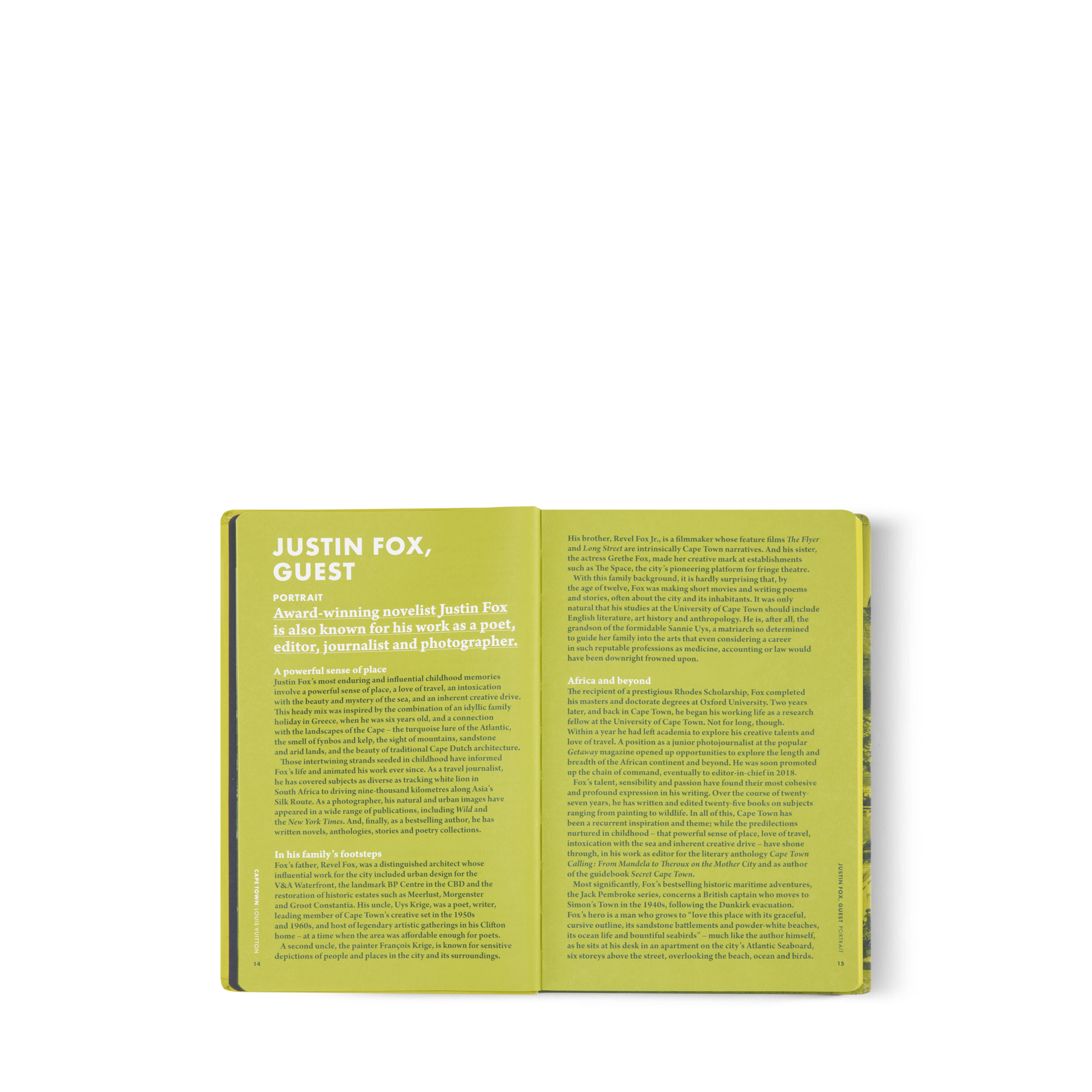 Trunks, Travel and Home - City Guide Cape Town  Trunks, Travel and Home Library City Guides | LOUIS VUITTON (Product zoom)