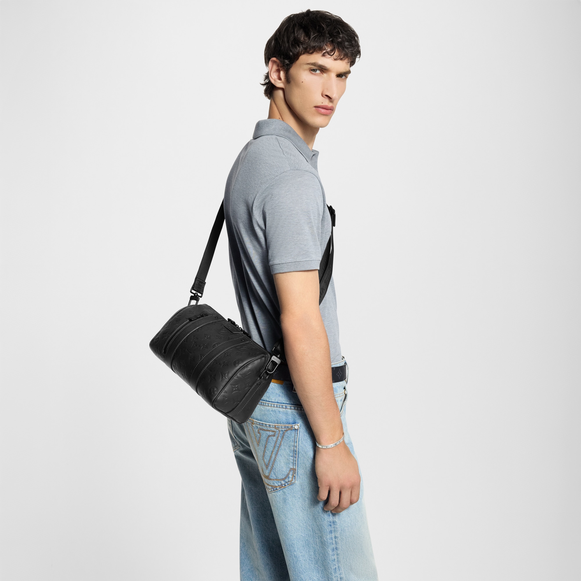Bags and Small Leather Goods - City Keepall Bag Monogram Shadow Leather Bags and Small Leather Goods Men
