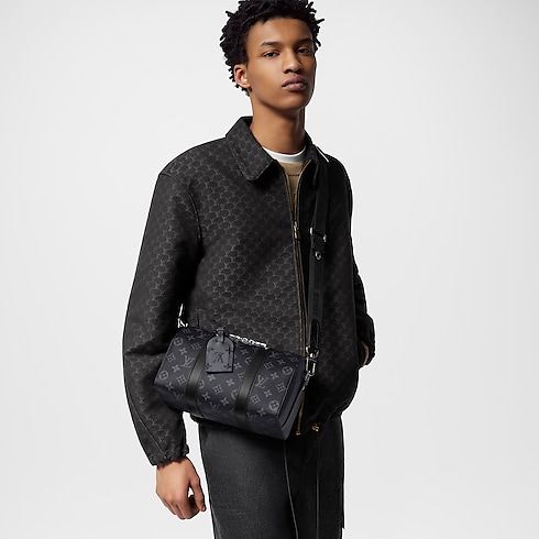 New - City Keepall Bag Monogram Eclipse New Holiday Men’s Selection | LOUIS VUITTON (Product zoom)