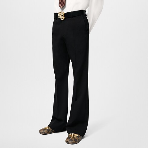Men - Classic Flared Wool Trousers Men Ready-to-Wear Trousers | LOUIS VUITTON (Product zoom)