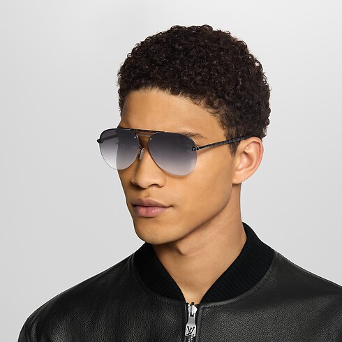 Men - Clockwise Canvas Sunglasses S00 Men Accessories Sunglasses | LOUIS VUITTON (Product zoom)