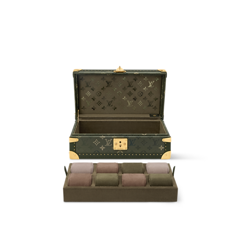 Trunks, Travel and Home - Coffret 8 Montres Watch Case Other Monogram Canvas Trunks, Travel and Home Trunks and Boxes Boxes | LOUIS VUITTON (Product zoom)