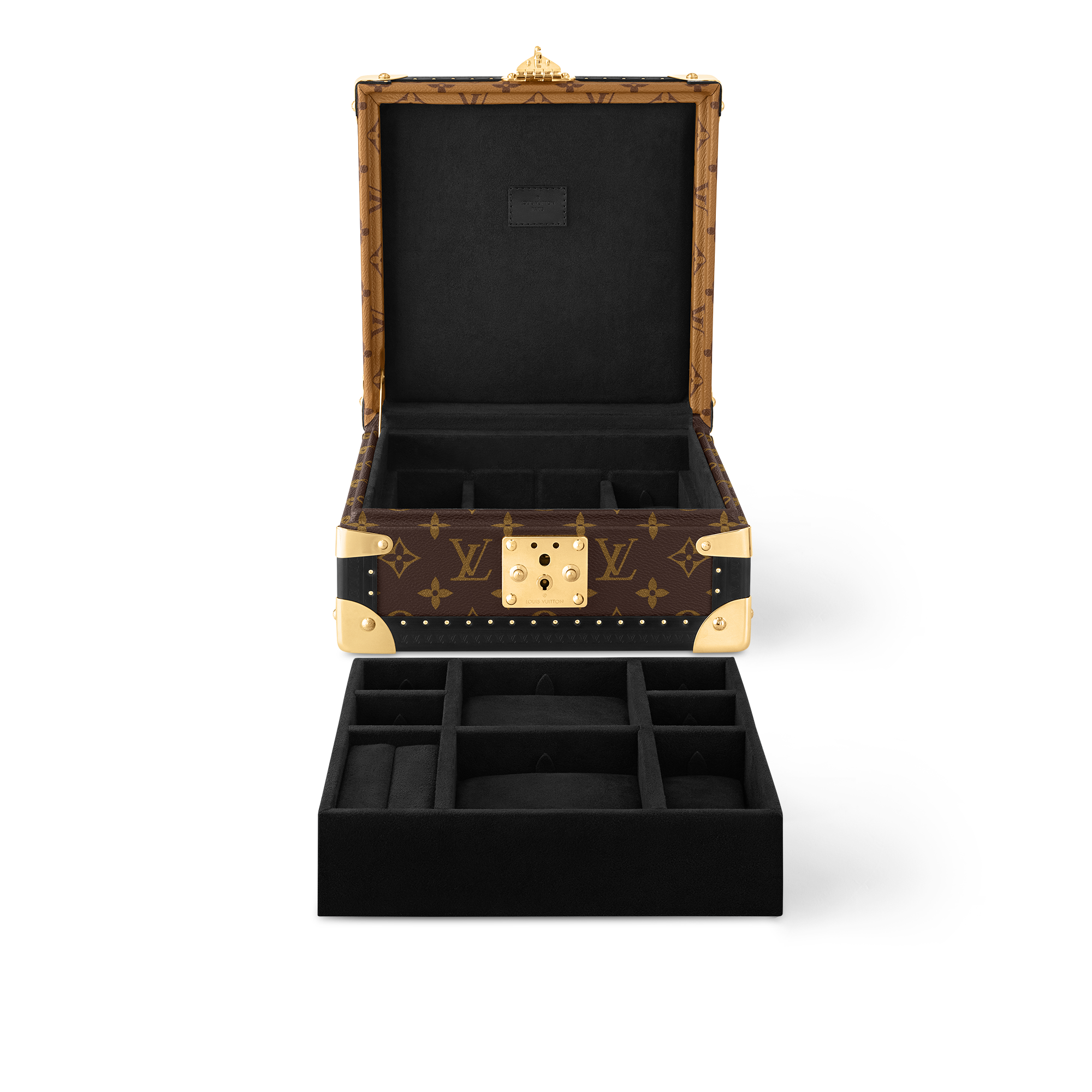 Trunks, Travel and Home - Coffret Joaillerie Monogram Reverse Monogram Reverse Canvas Trunks, Travel and Home Trunks and Boxes Boxes | LOUIS VUITTON (Product zoom)