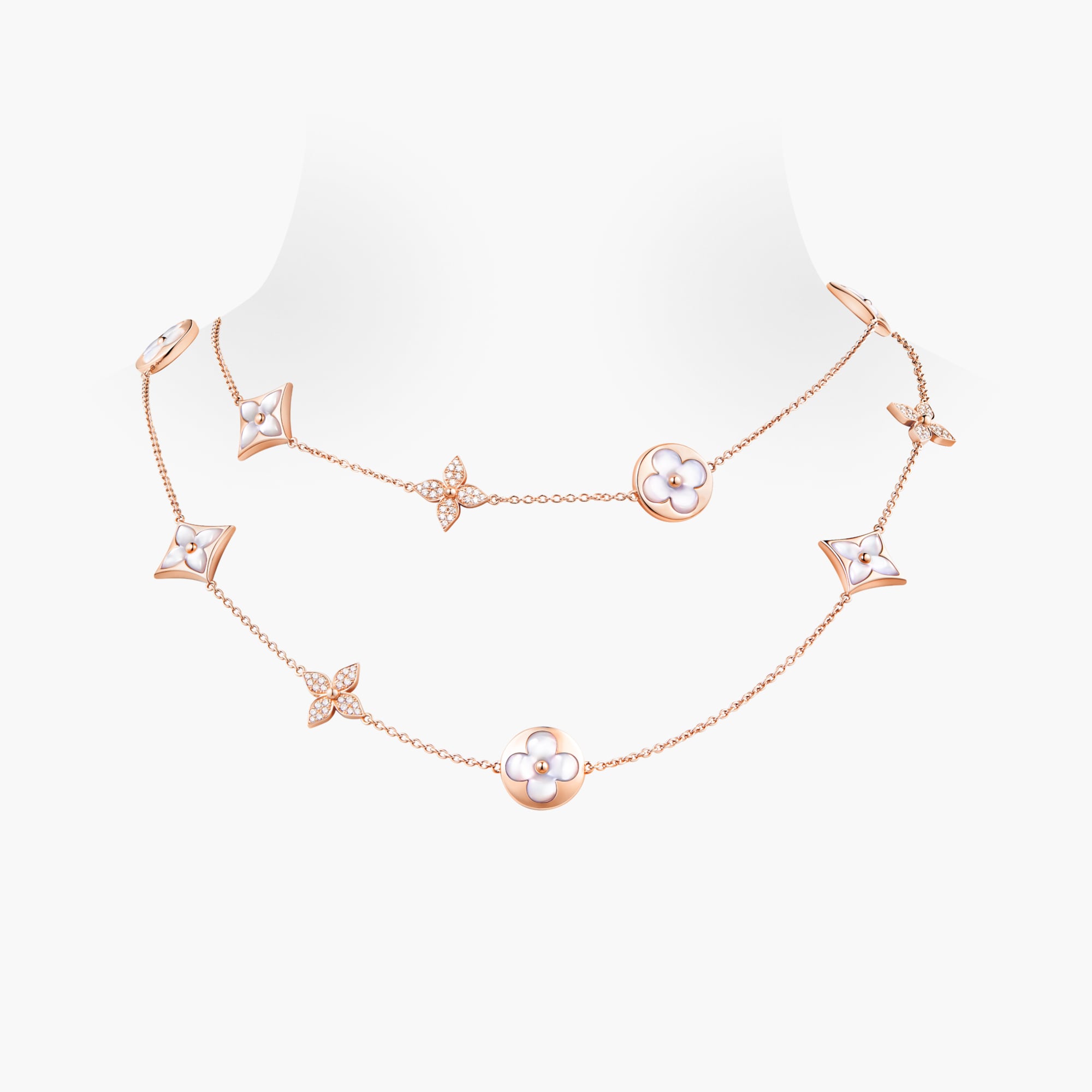 Louis Vuitton Color Blossom Necklace Price Color Blossom 13 Motifs