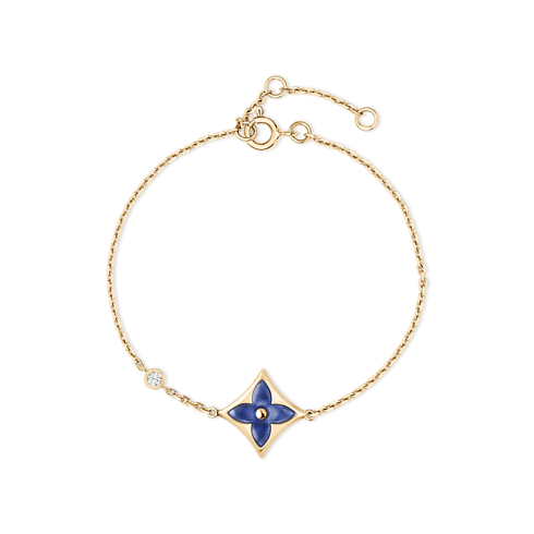 Jewellery - Color Blossom BB Star and Sun Multi-Motif Bracelet, Yellow Gold, Sodalite and Diamonds Jewellery Categories Bracelets | LOUIS VUITTON