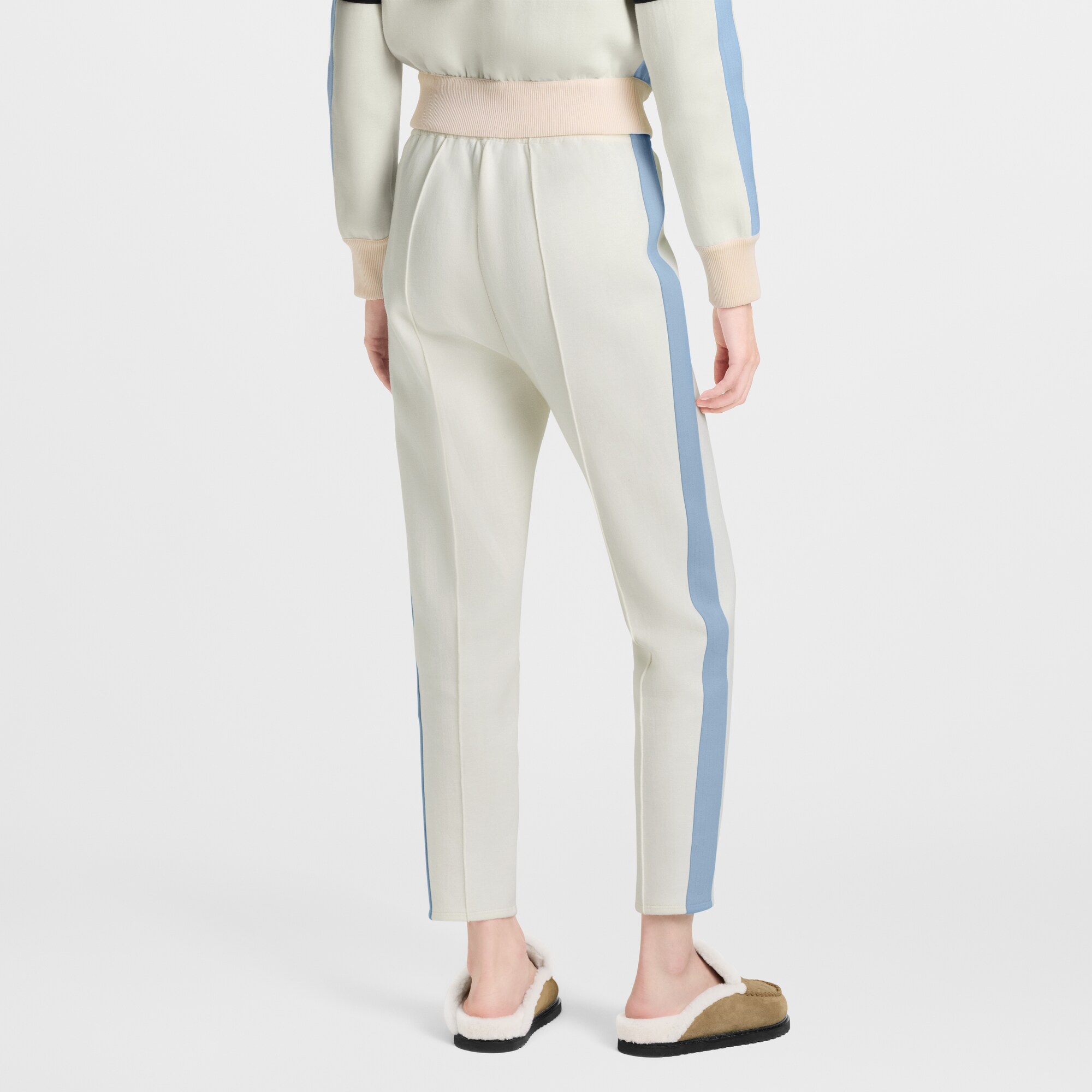Women - Colour-Blocked Jogging Trousers  Women Ready-to-Wear Trousers | LOUIS VUITTON (Product zoom)
