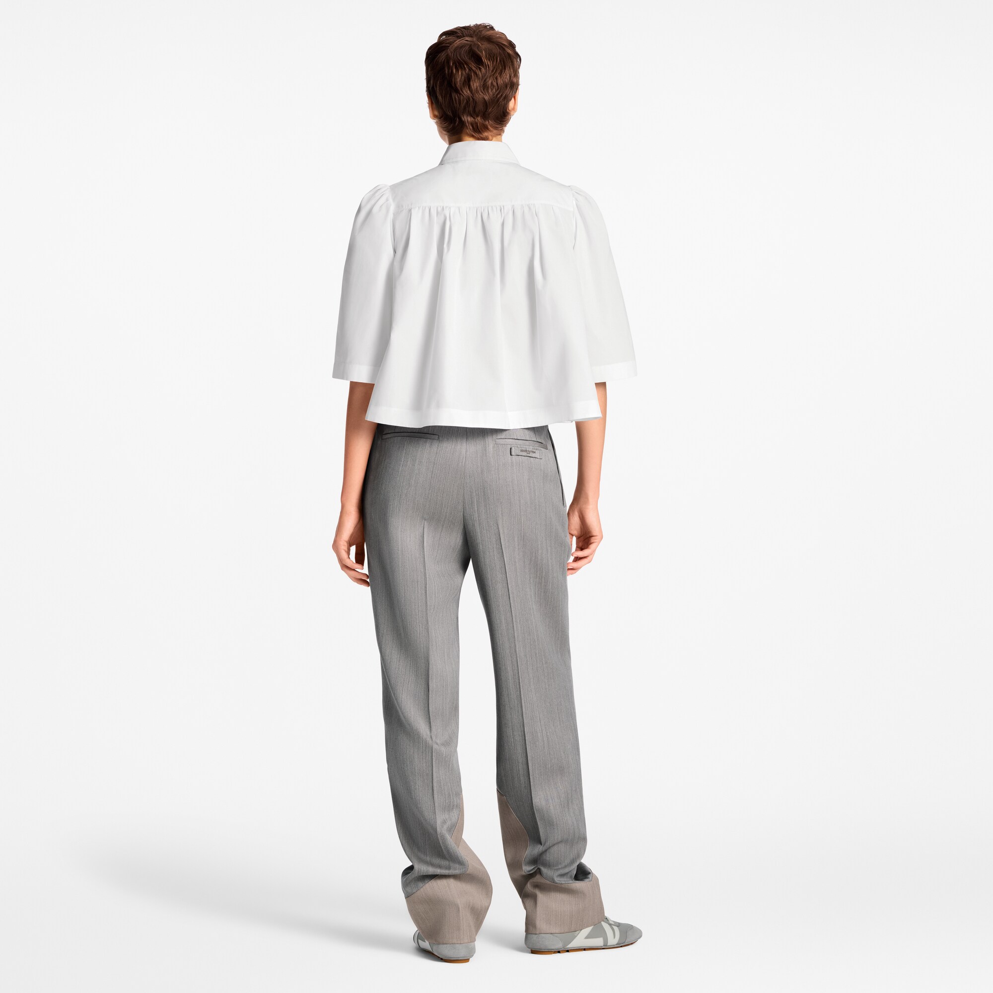 Women - Colourblock Tailored Trousers  Women Ready-to-Wear Trousers | LOUIS VUITTON (Product zoom)