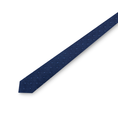 Constellation Denim Tie side view