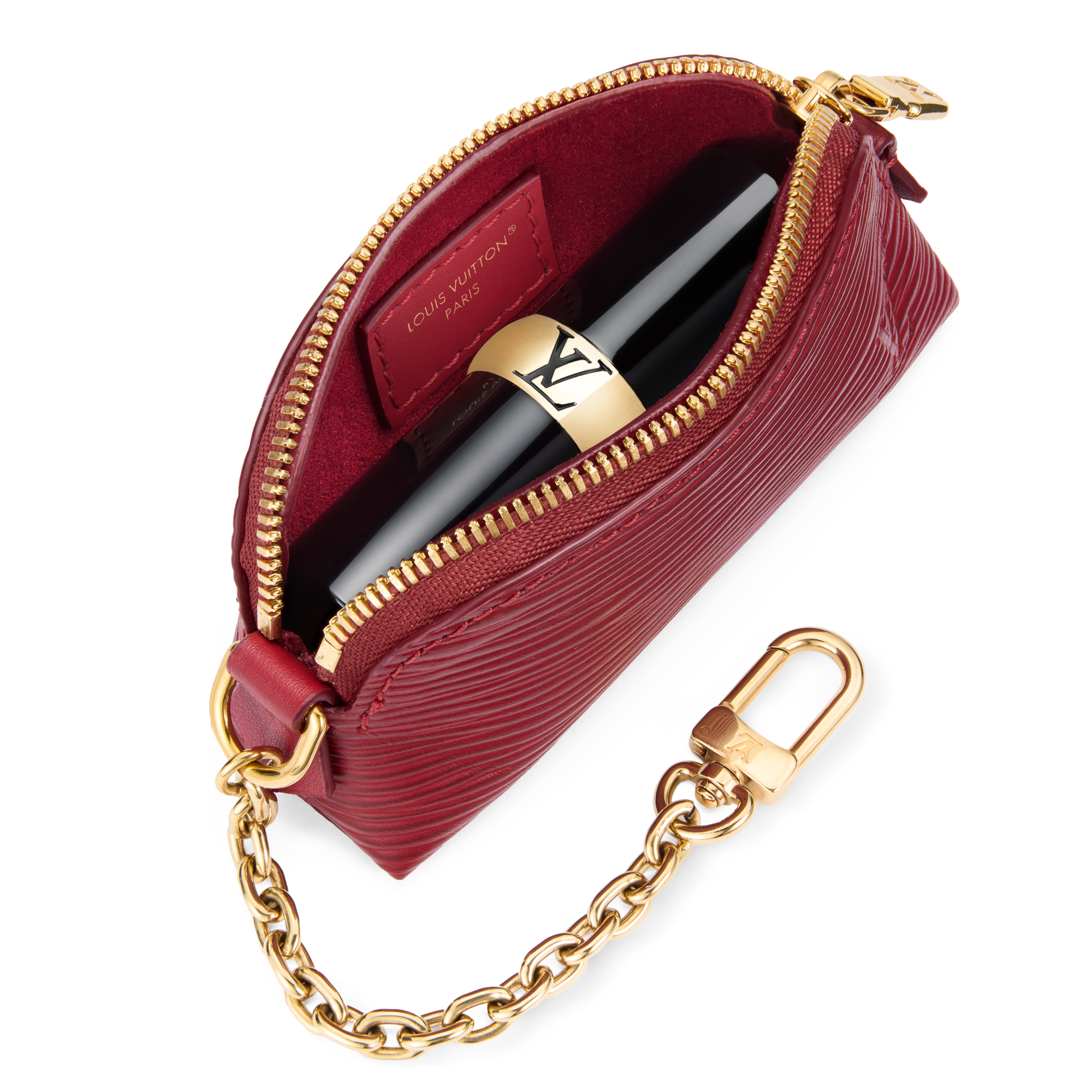 Women - Cosmetic Lipstick Pouch Epi Leather Women Wallets and Small Leather Goods All Wallets and Small Leather Goods | LOUIS VUITTON (Product zoom)