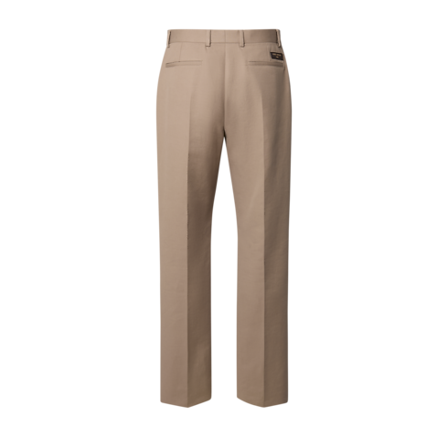 Cotton-Cashmere Cigarette Chinos back view