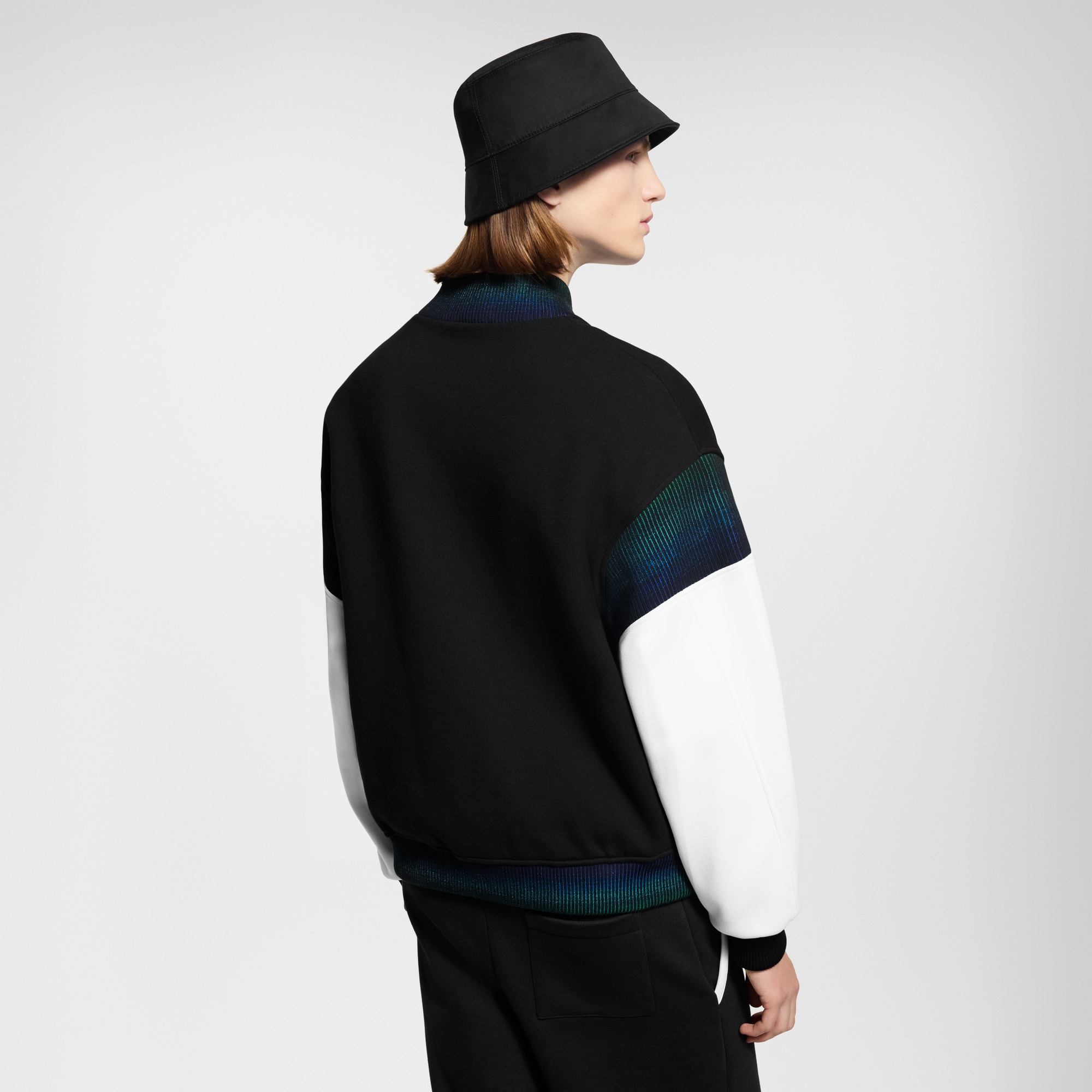 Men - Cotton Jersey Varsity Blouson  Men Ready-to-Wear All Ready-to-Wear | LOUIS VUITTON (Product zoom)