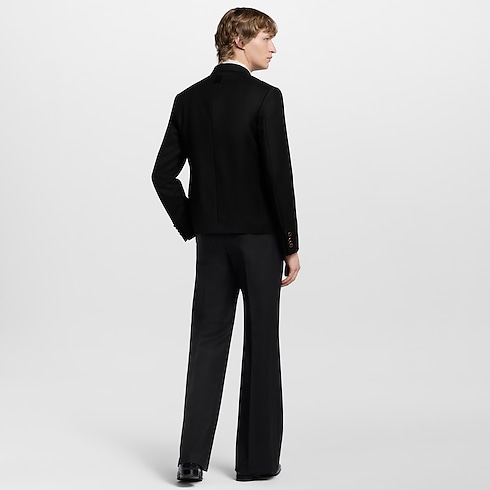 Men - Cropped Double-Breasted Jacket Men Ready-to-Wear Blazers and Jackets | LOUIS VUITTON (Product zoom)