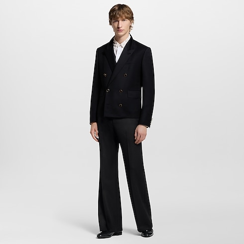 Men - Cropped Double-Breasted Jacket Men Ready-to-Wear Blazers and Jackets | LOUIS VUITTON (Product zoom)