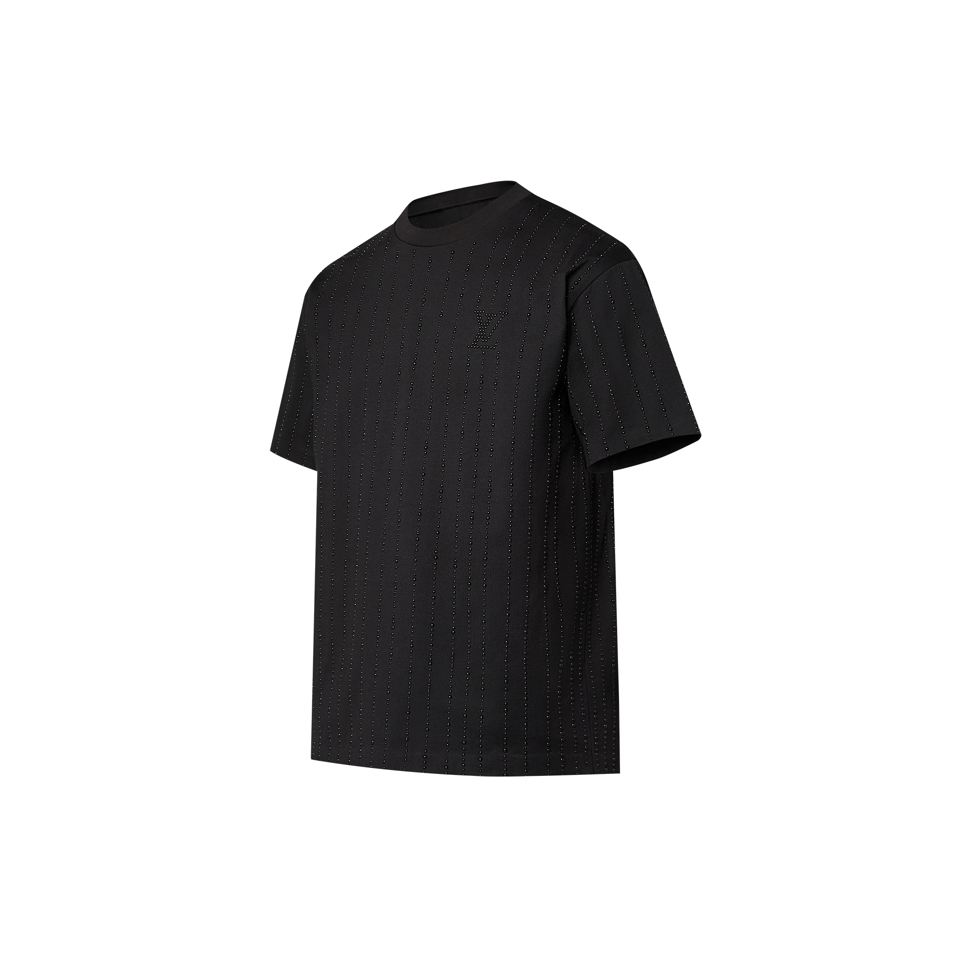 Men - Crystal Embellished Cotton T-Shirt  Men Ready-to-Wear T-Shirts and Polos | LOUIS VUITTON (Product zoom)