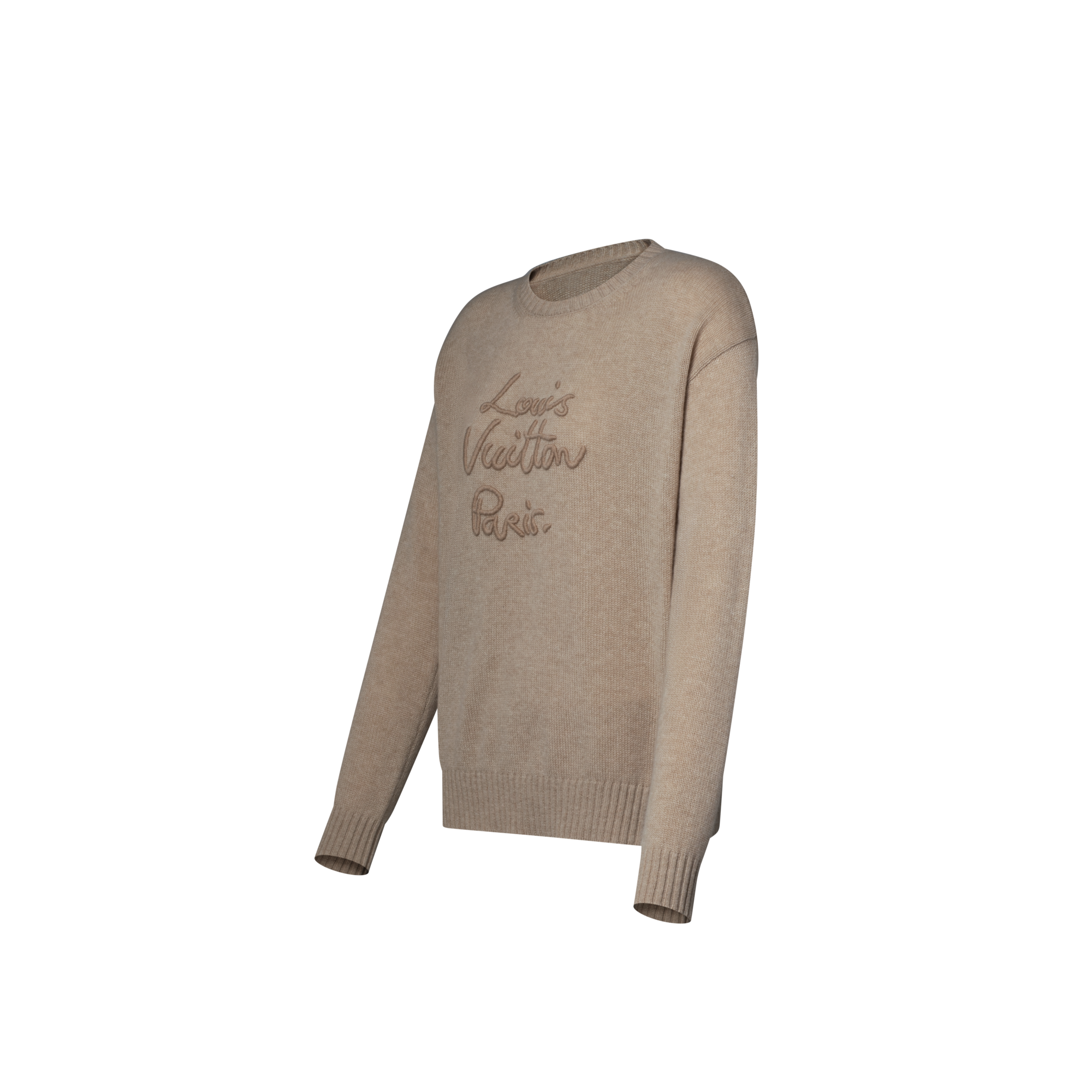 Women - Cursive Signature Jumper  Women Ready-to-Wear Knitwear | LOUIS VUITTON (Product zoom)