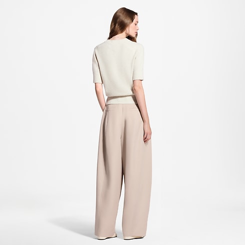 Women - Cursive Signature Knit Top Women Ready-to-Wear Knitwear | LOUIS VUITTON (Product zoom)