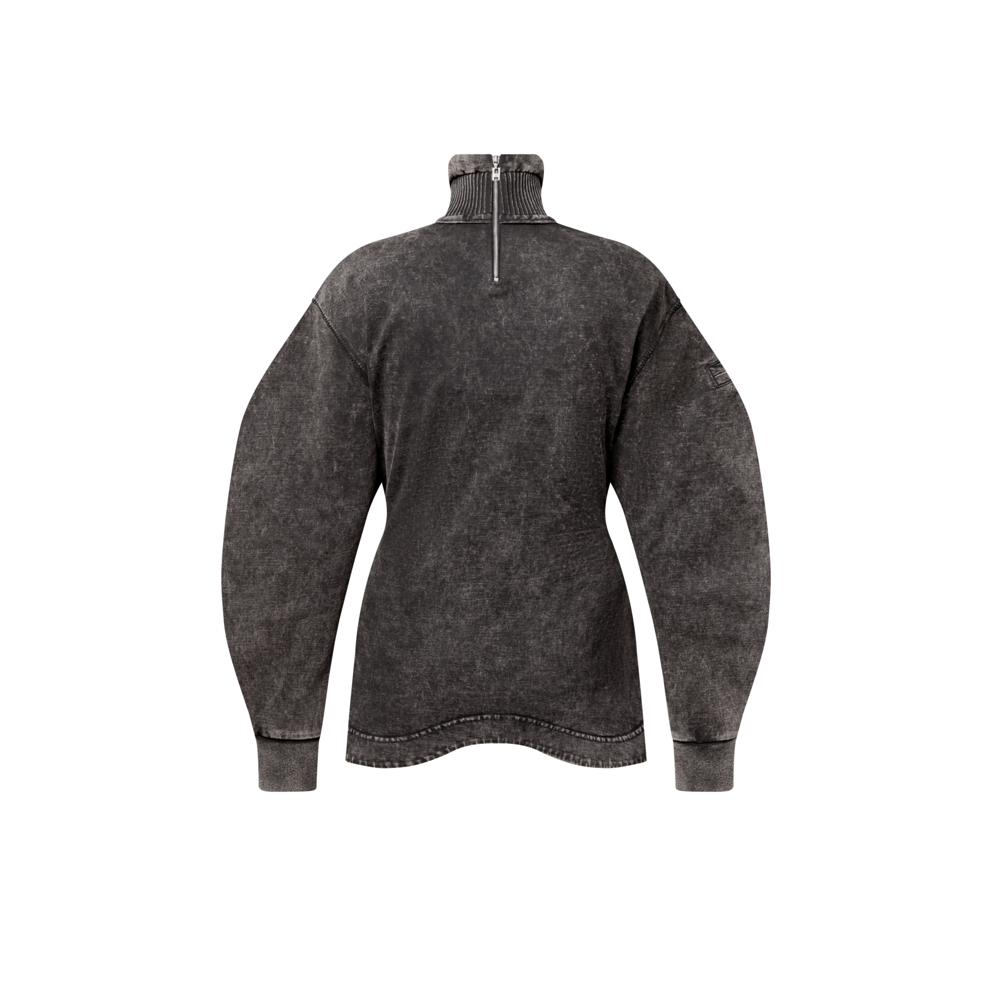 Women - Curve Hem Sweater  Women Ready-to-Wear Tops | LOUIS VUITTON (Product zoom)