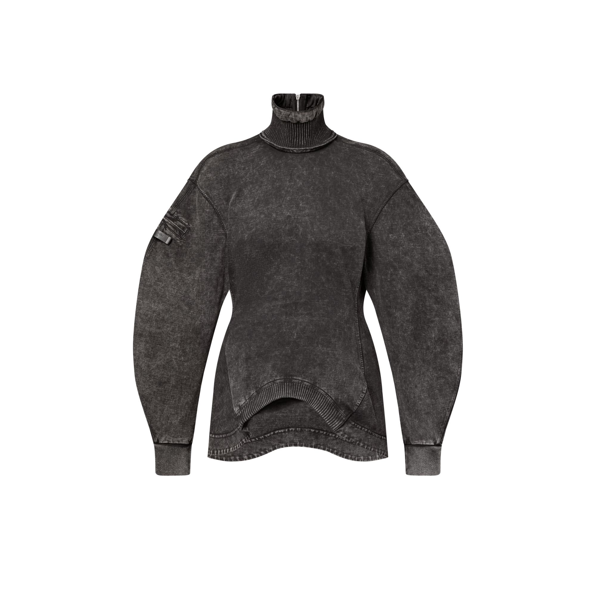 Women - Curve Hem Sweater  Women Ready-to-Wear Tops | LOUIS VUITTON (Product zoom)