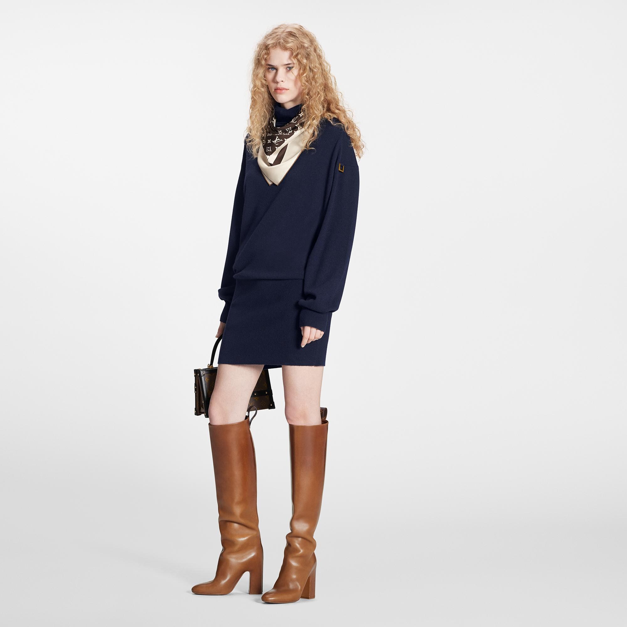D-Ring Trompe L'Oeil Sweater Dress - Luxury | LOUIS VUITTON