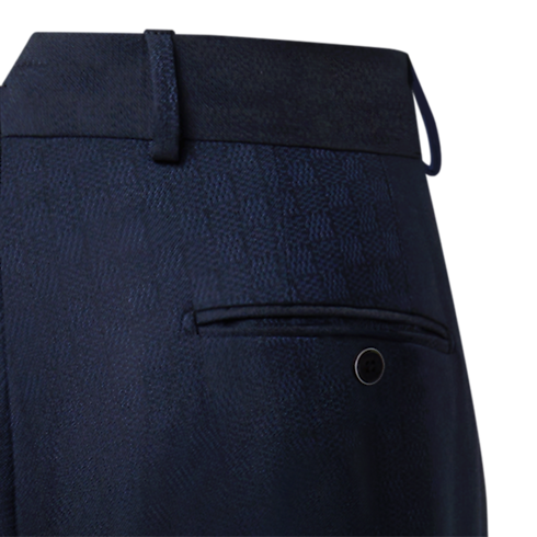 Men - Damier Cigarette Trousers Men Ready-to-Wear All Ready-to-Wear | LOUIS VUITTON (Product zoom)