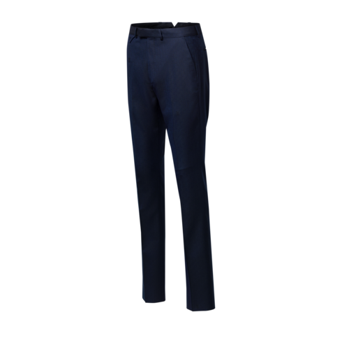Men - Damier Cigarette Trousers Men Ready-to-Wear All Ready-to-Wear | LOUIS VUITTON (Product zoom)