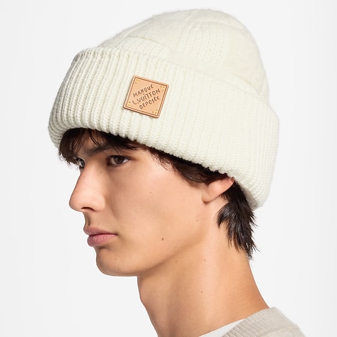 Men - Damier Cloud Beanie S00 Men Accessories Hats, Beanies and Gloves | LOUIS VUITTON (Product zoom)