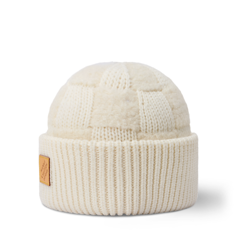 Men - Damier Cloud Beanie S00 Men Accessories Hats, Beanies and Gloves | LOUIS VUITTON (Product zoom)