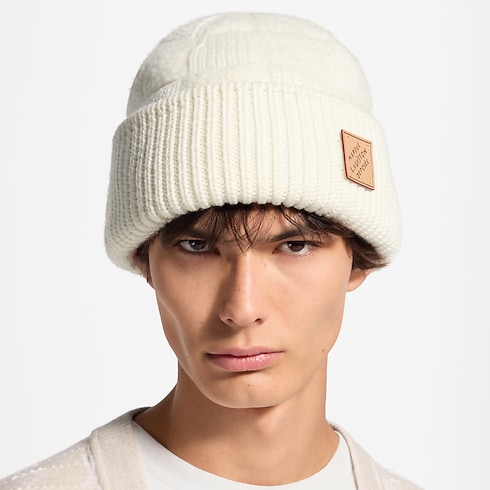 Men - Damier Cloud Beanie S00 Men Accessories Hats, Beanies and Gloves | LOUIS VUITTON (Product zoom)