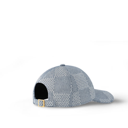 Men - Damier Denim 3D Cap S00 Men Accessories Hats, Beanies and Gloves | LOUIS VUITTON (Product zoom)